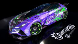 "KAOS" fictional drift car