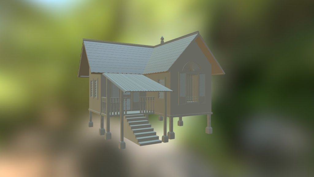 Rumah Kampung 3d model