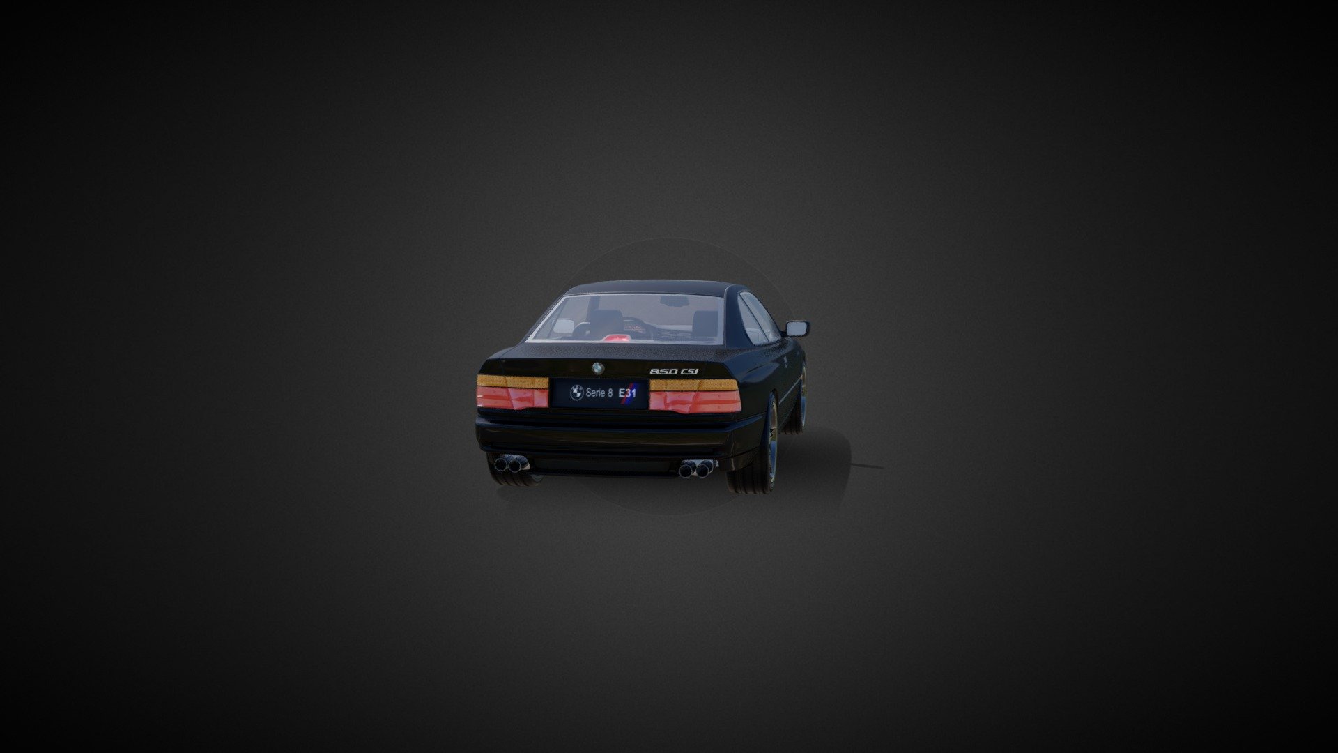 BMW 850CSI 3d model