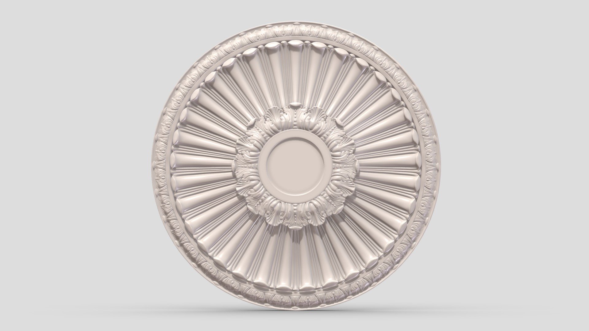 Classic Ceiling Medallion 32 3d model