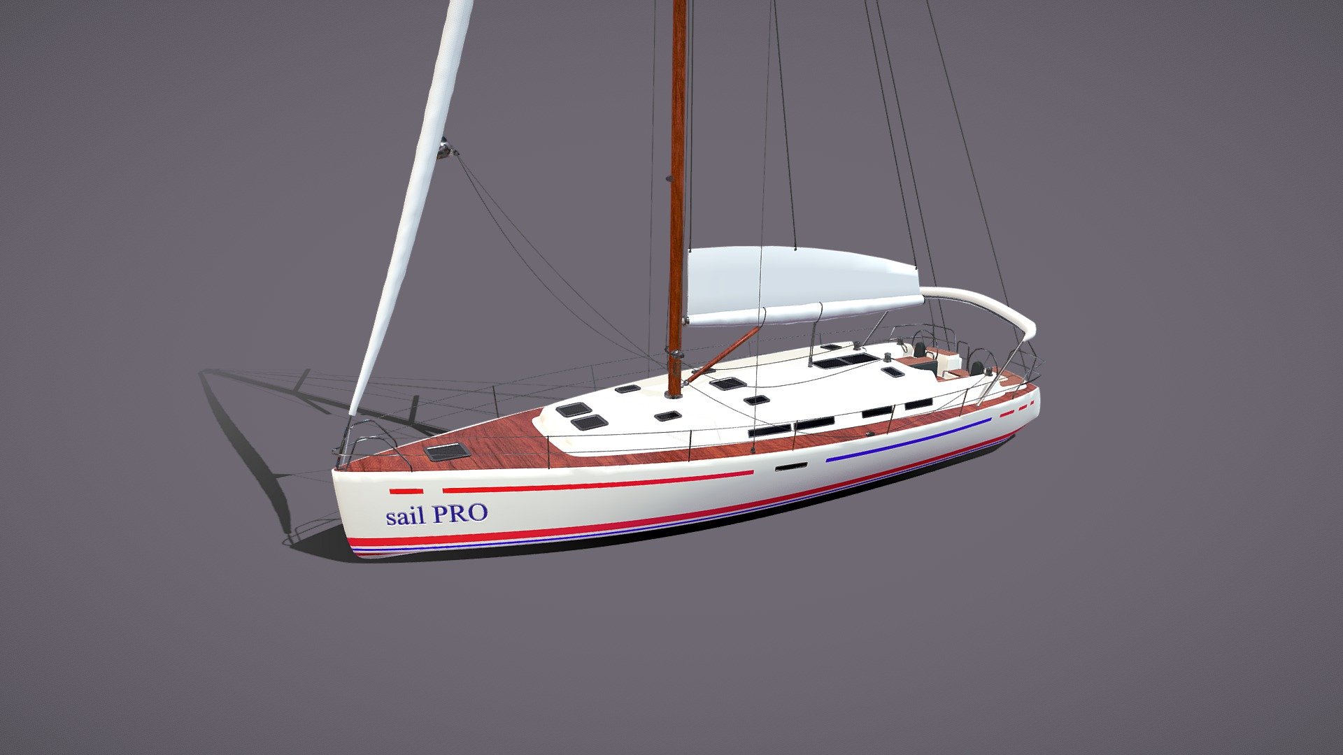 Sailing Yacht 3d model