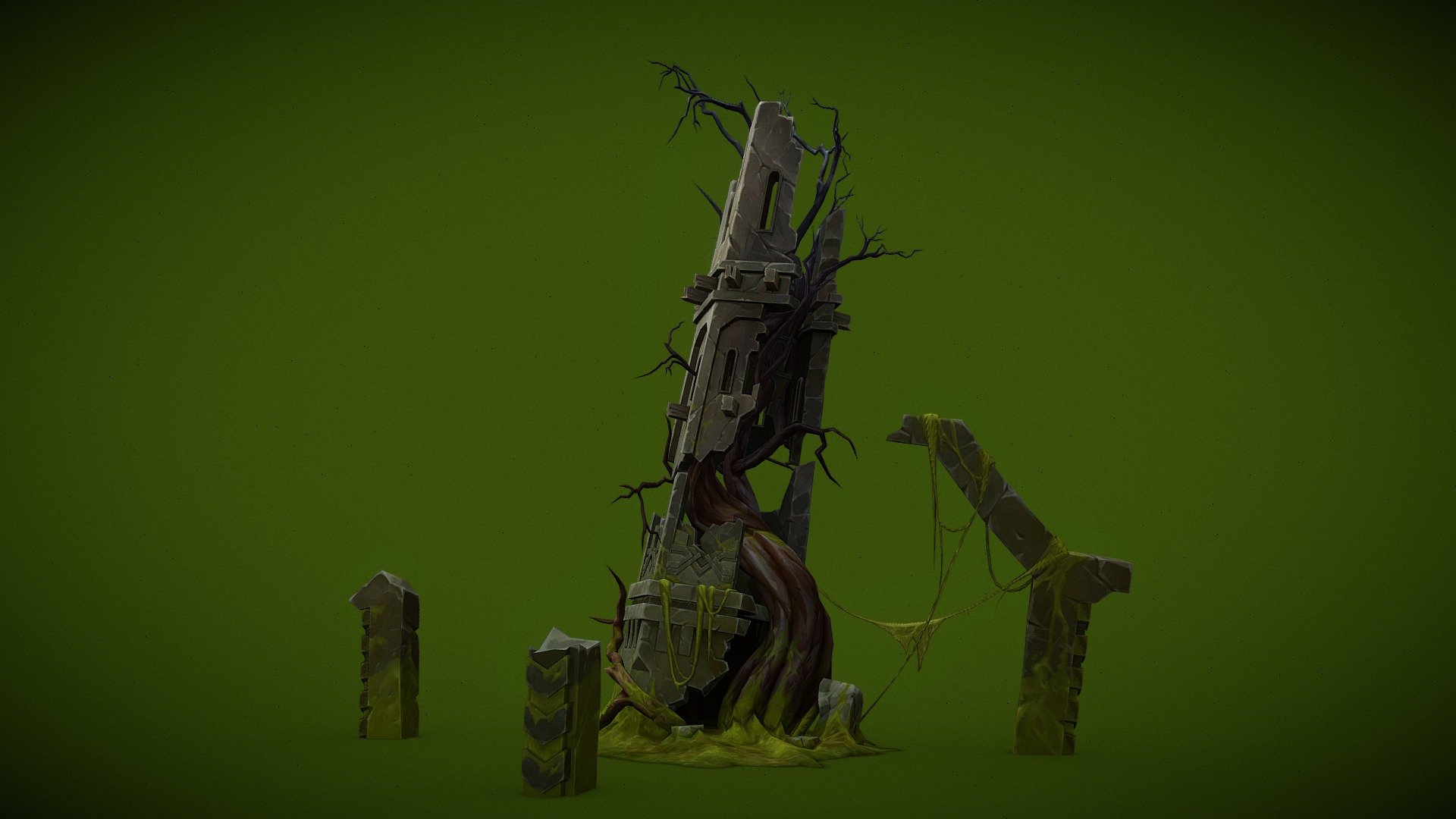 Tower Of Drowned 3d model