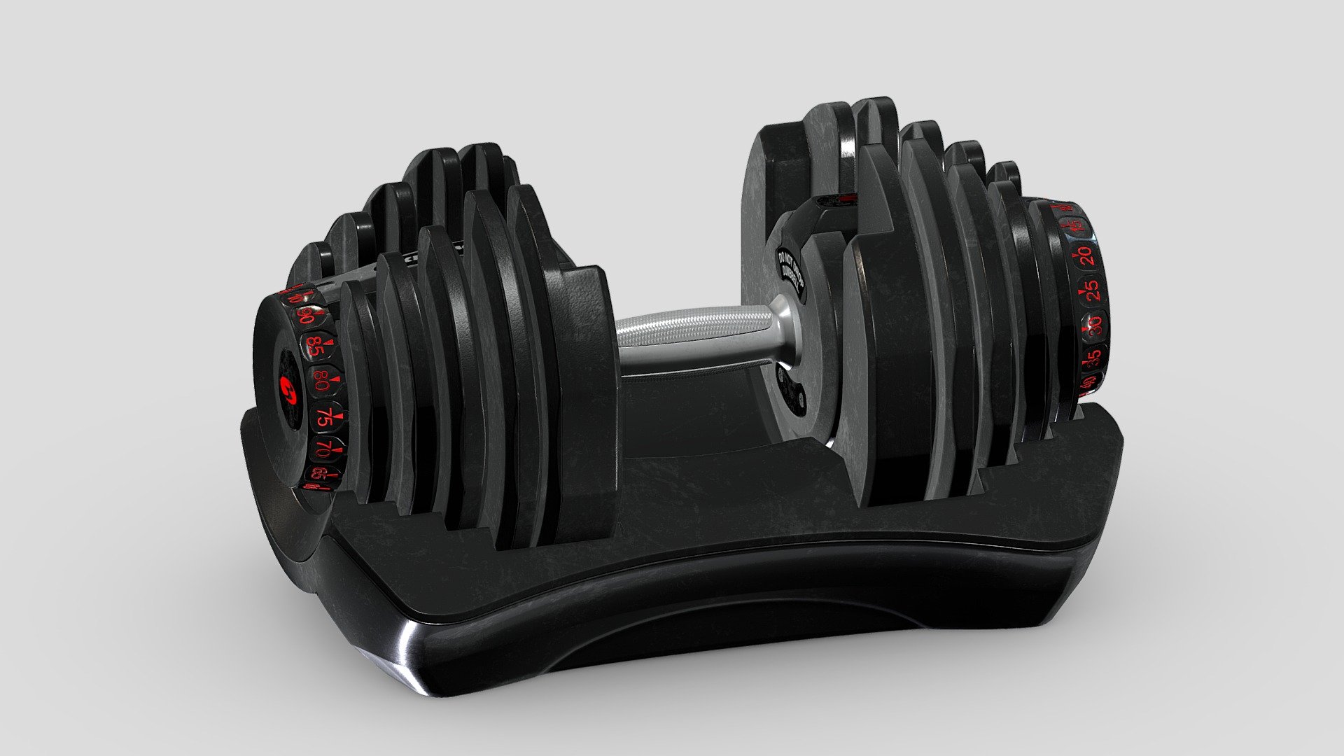 BOWFLEX SELECTTECH 1090I DUMBBELLS 3d model