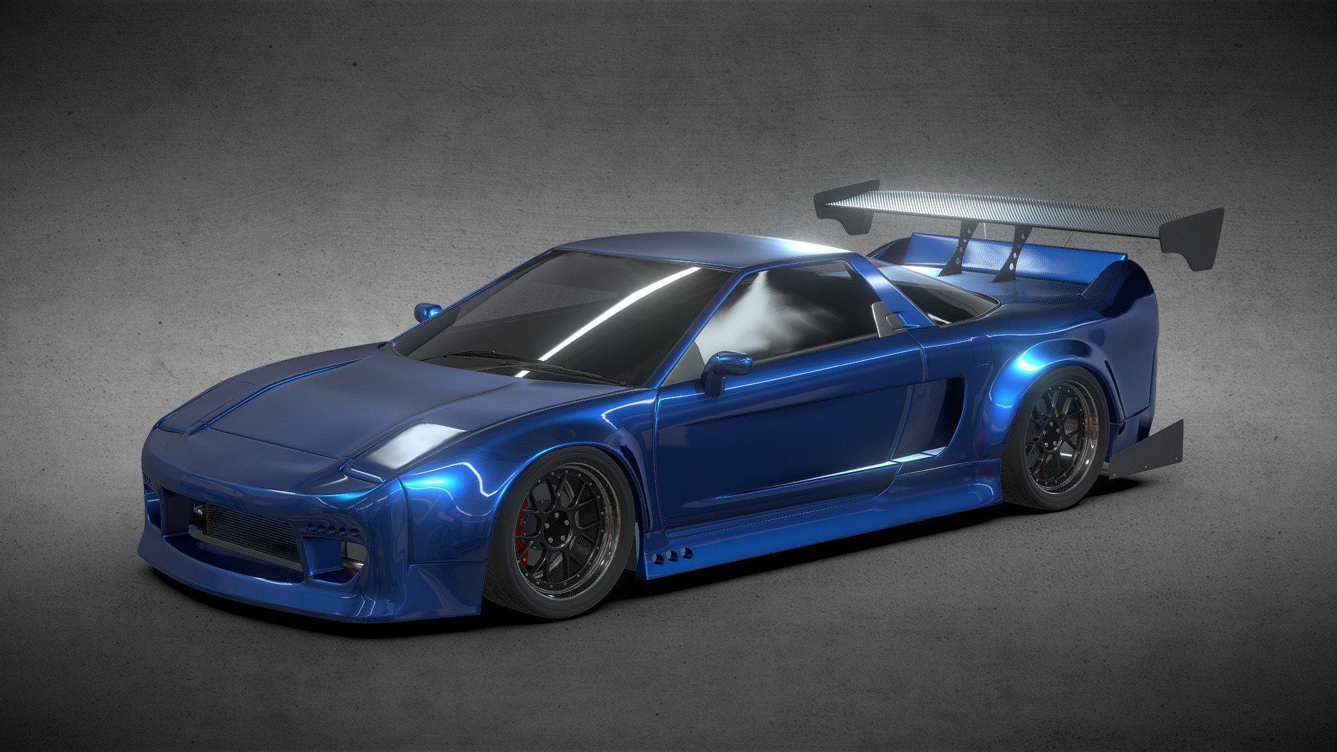 Honda NSX Modified 3d model