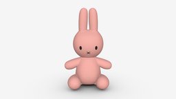 Rabbit soft toy 02