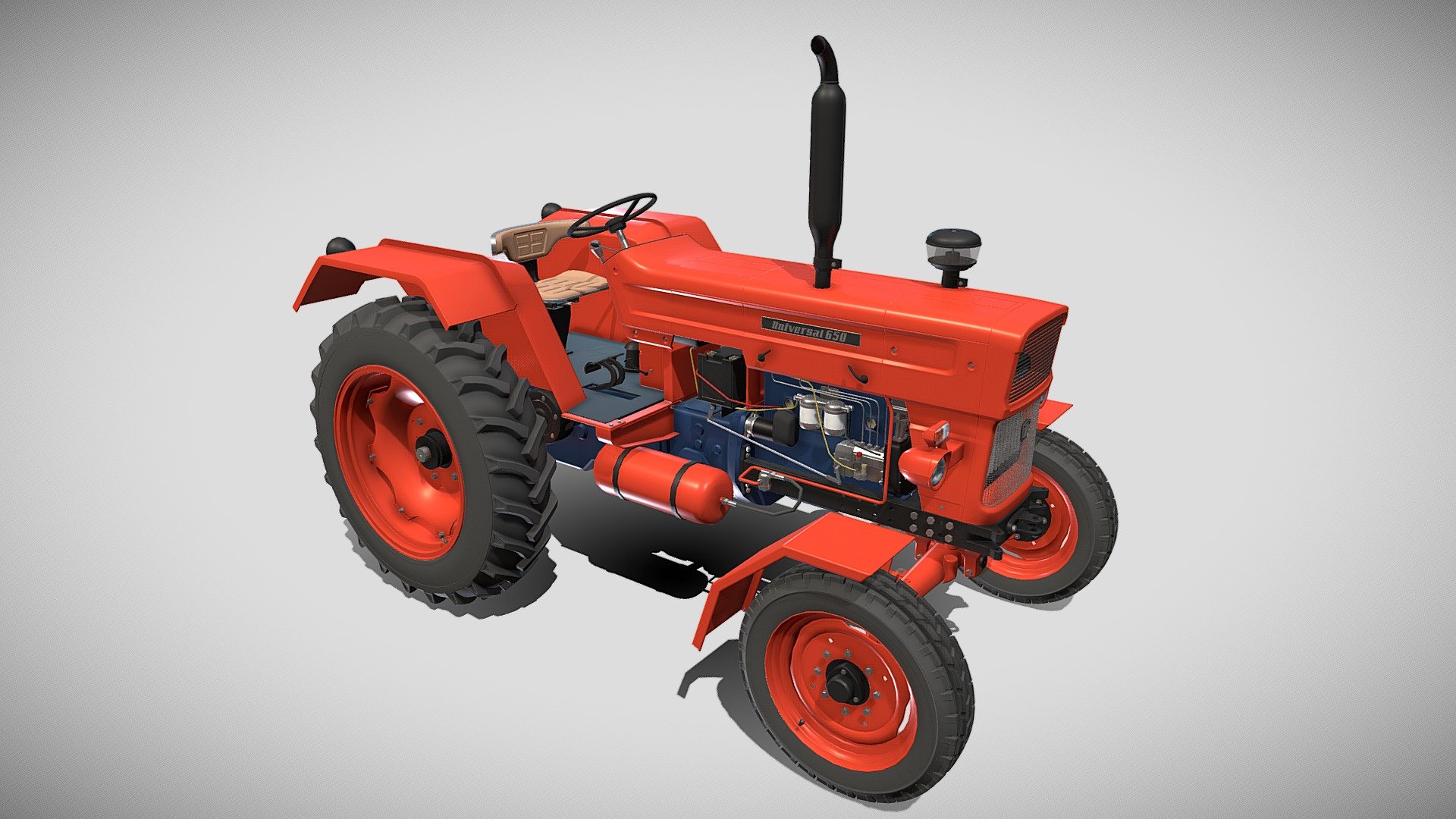 U650 Tractor v5 3d model