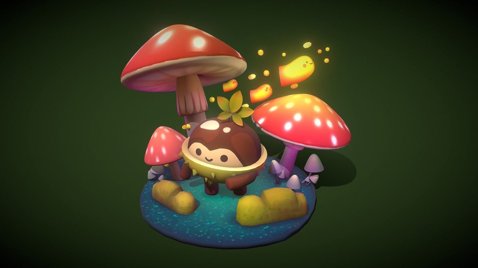 Little Chestnut 3d model