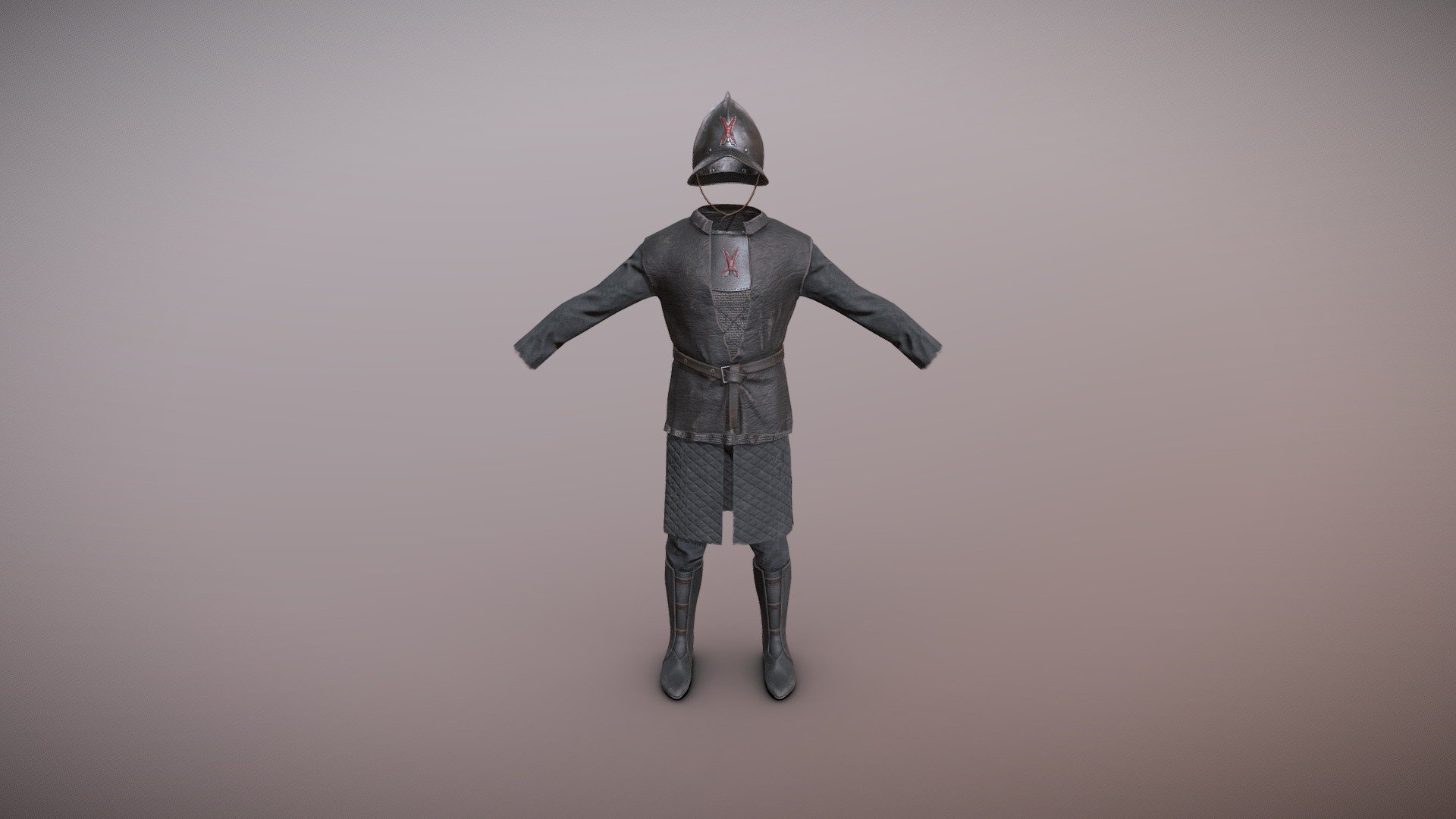 Game Of Thrones Bolton Armor GAME READY 3d model