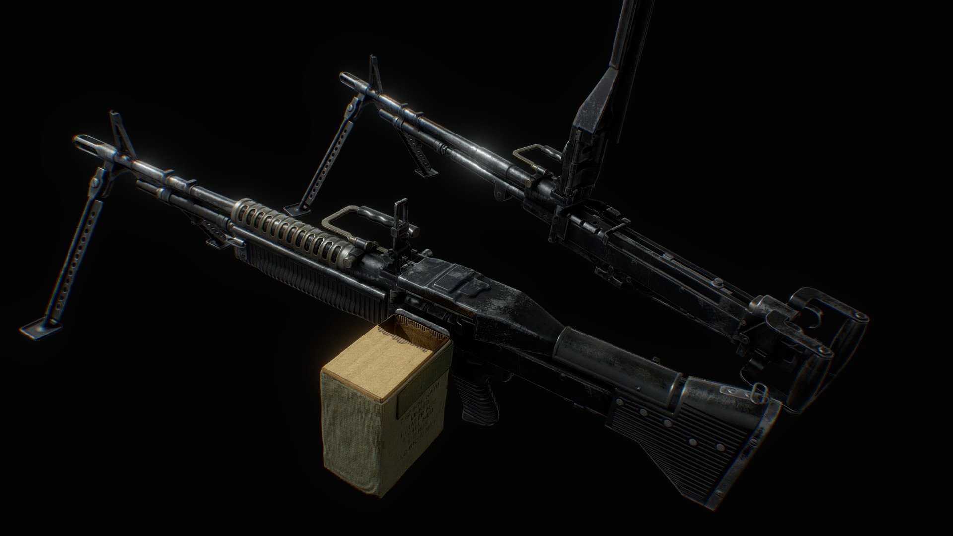 M60 and M60D 3d model