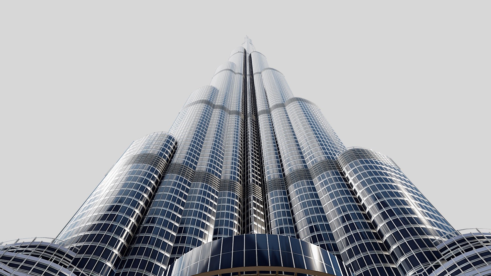 Burj Khalifa 3d model