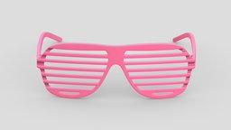 Shutter Glasses Pink