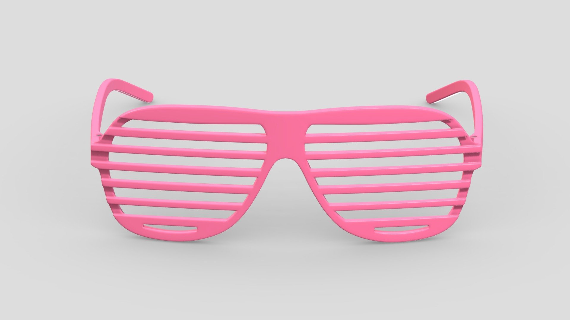 Shutter Glasses Pink 3d model