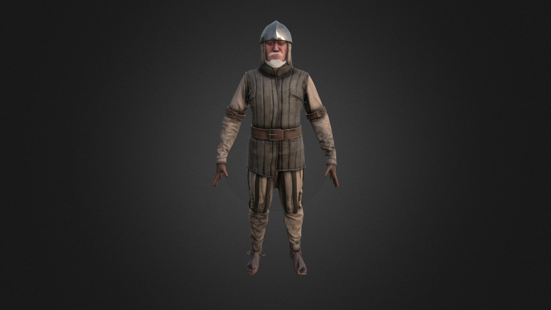 Medieval Bandit 3d model