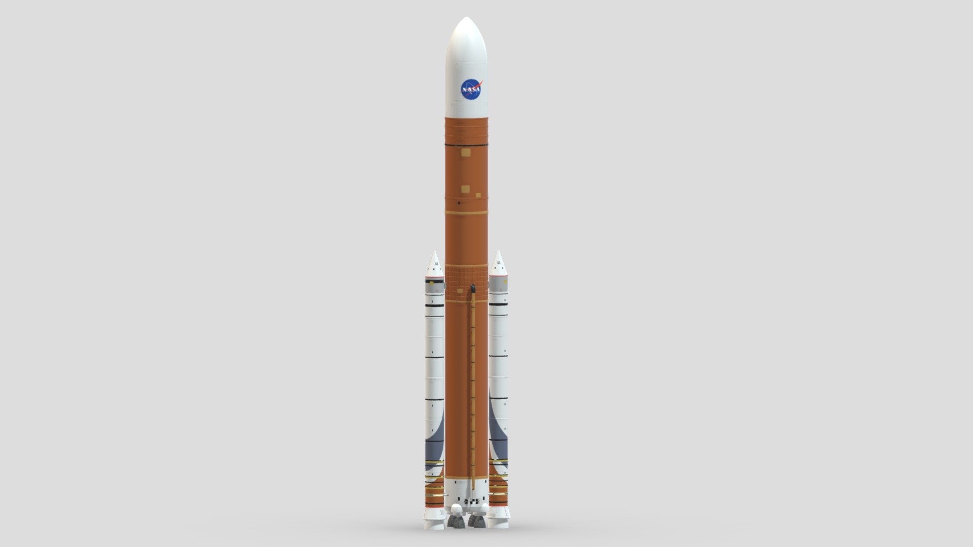 SLS Block 1B Cargo Rocket 3d model