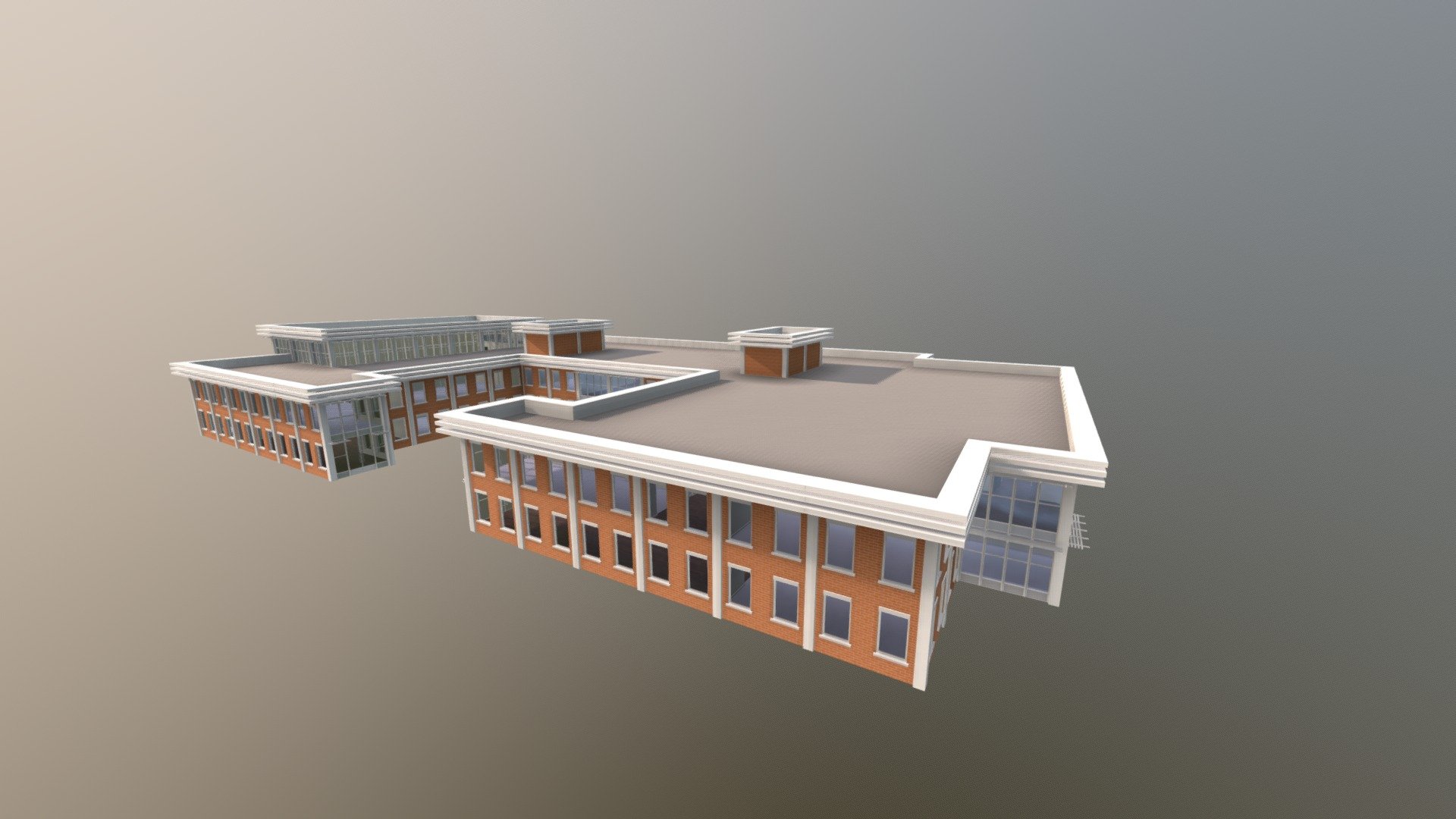 Pubg School Modern Version 1 (test 2) 3d model