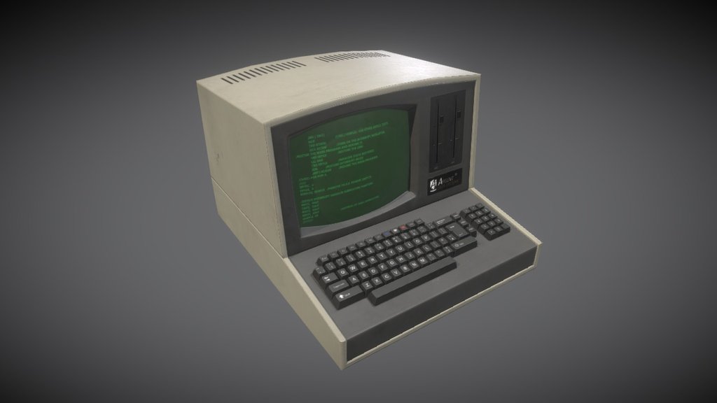 Vintage PC 3d model