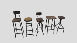 Realistic Bar Stools