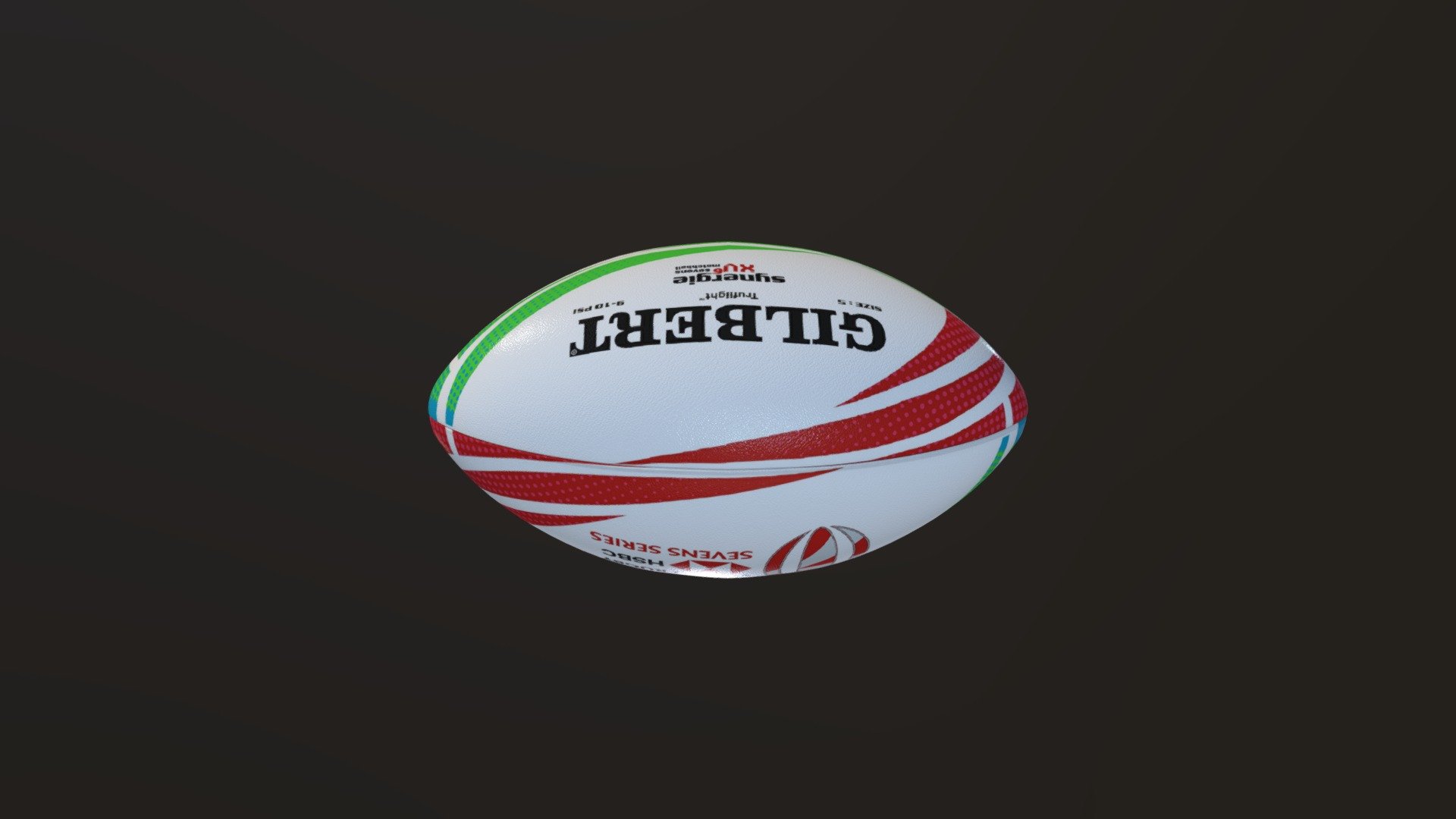 Rugby Ball 3d model