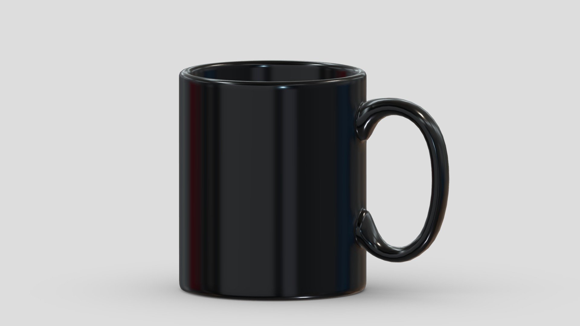 Black Mug 3d model