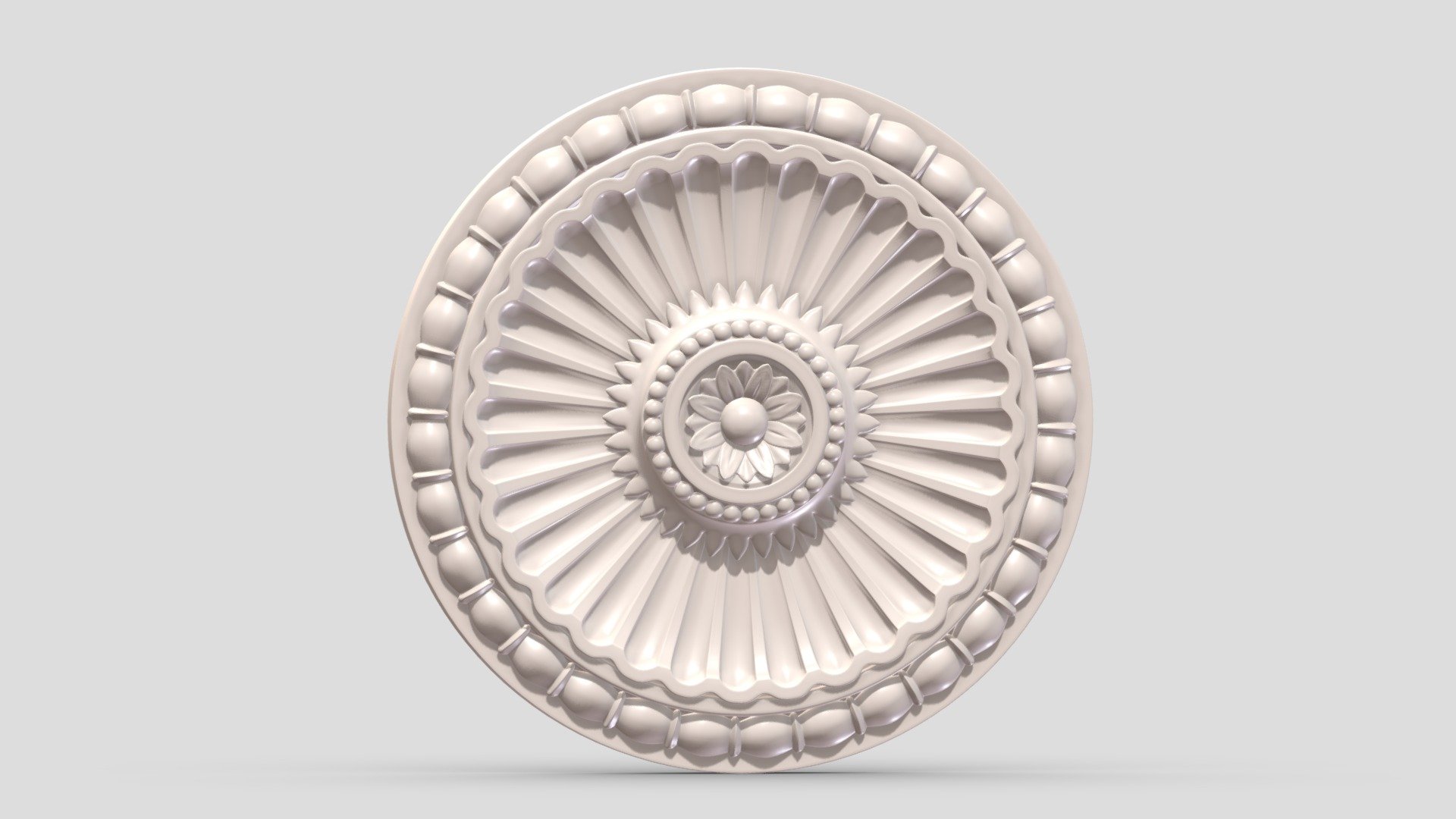 Classic Ceiling Medallion 55 3d model