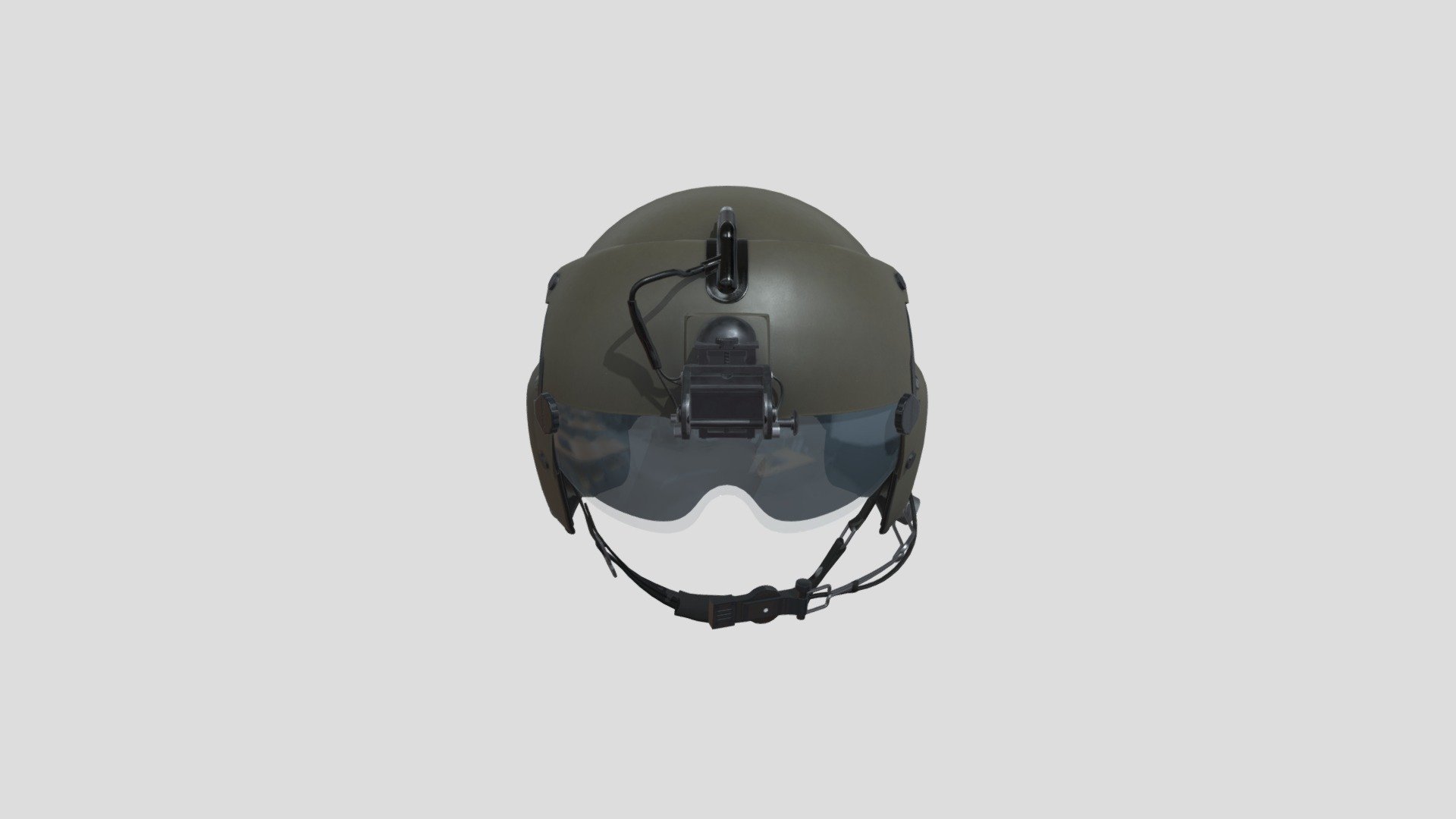 Military Helicopter Helmet Gentex HGU 56 P 3d model