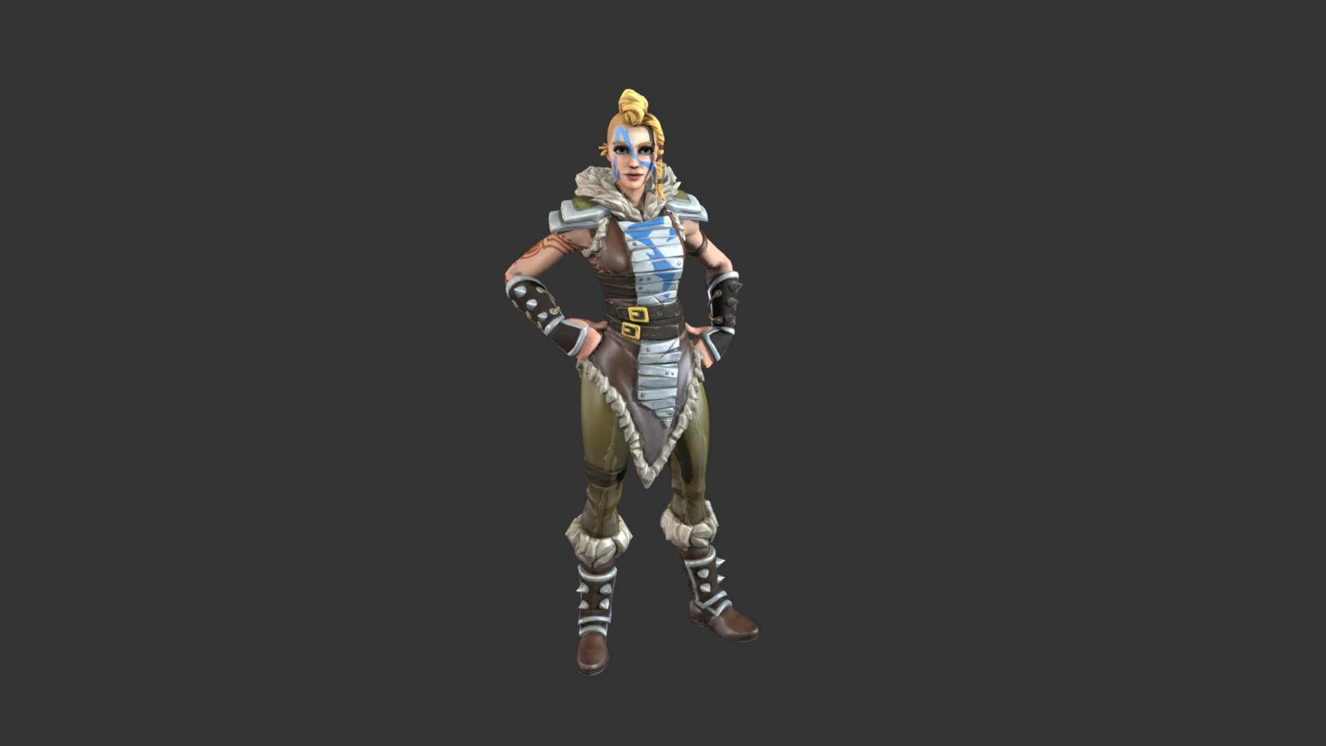 Huntress Outfit 3d model