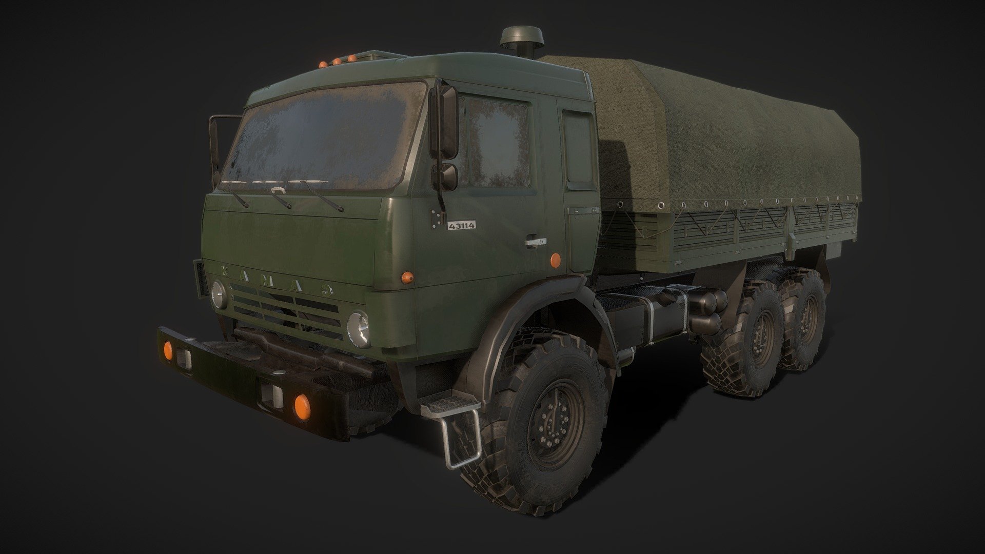 Kamaz 43114 3d model