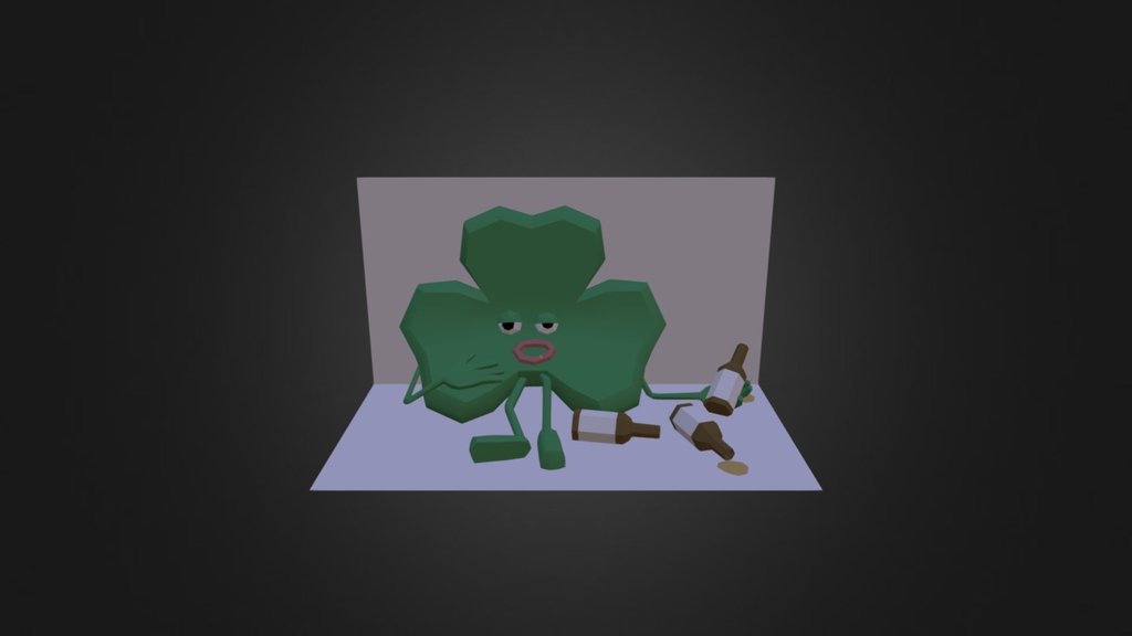 Drunken Clover 3d model