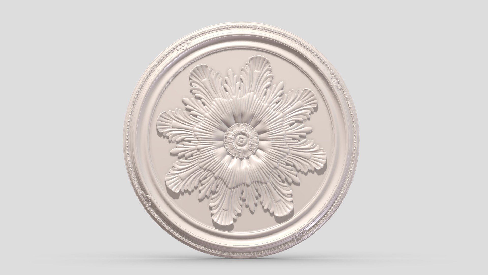 Classic Ceiling Medallion 35 3d model