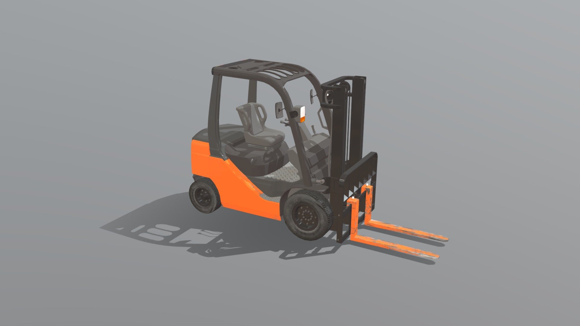 forklift 3d model