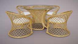 Vittorio Bonacina 905 Rattan Furniture Set