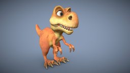 cartoon baby dinosaur