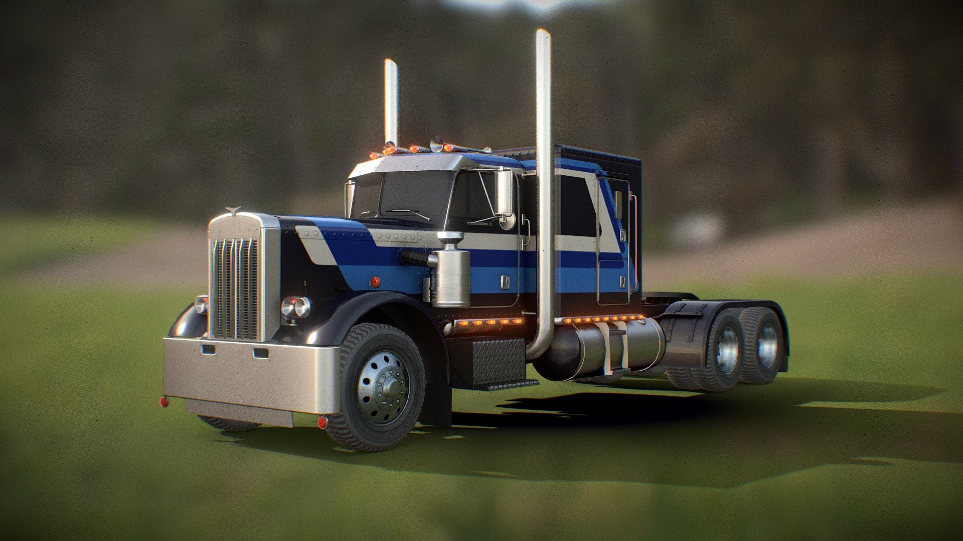 Peterbilt 381 3d model