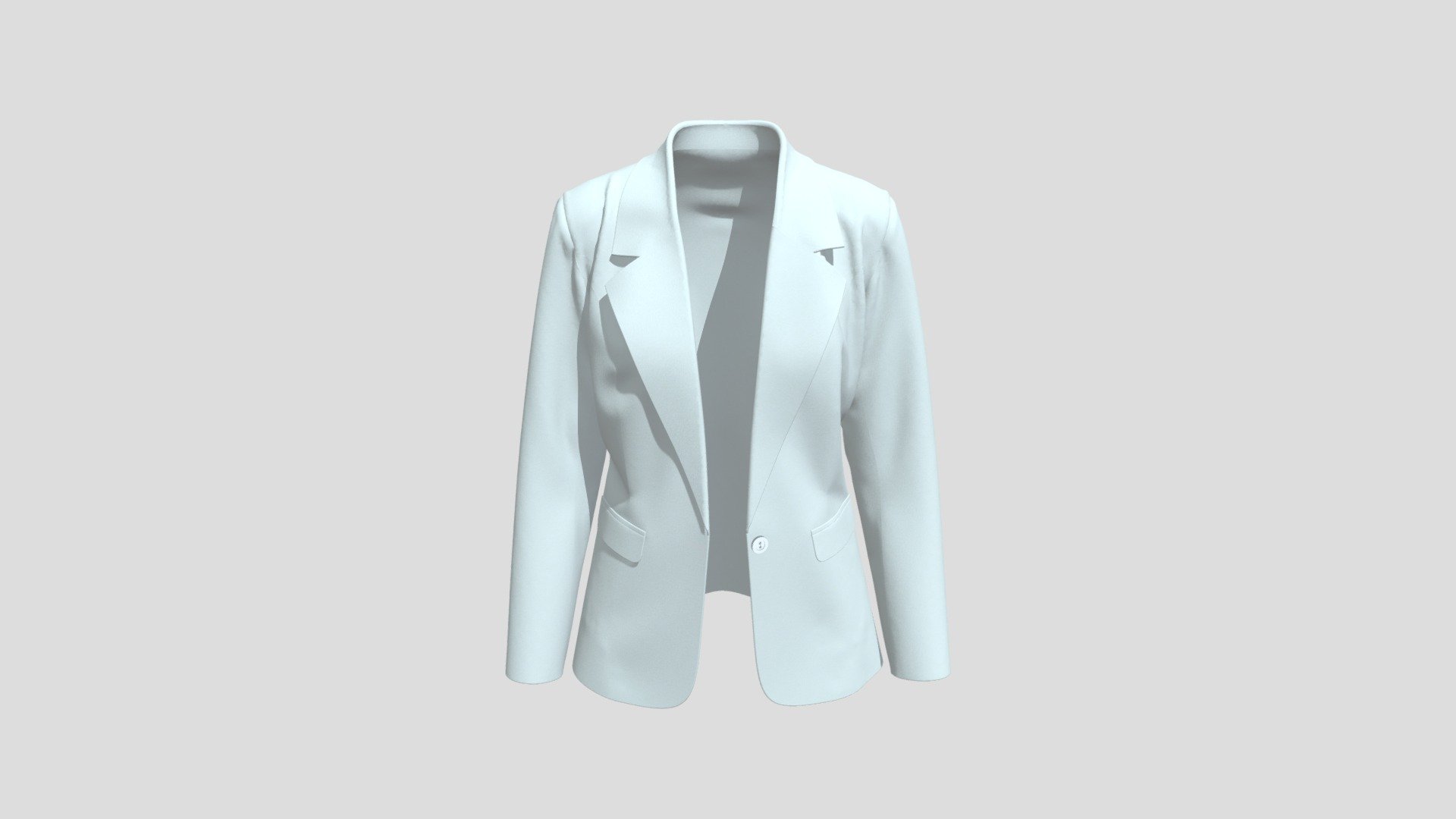 Women Blazer 3d model