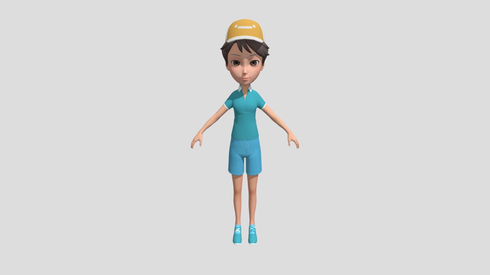 woman girl people 3d model