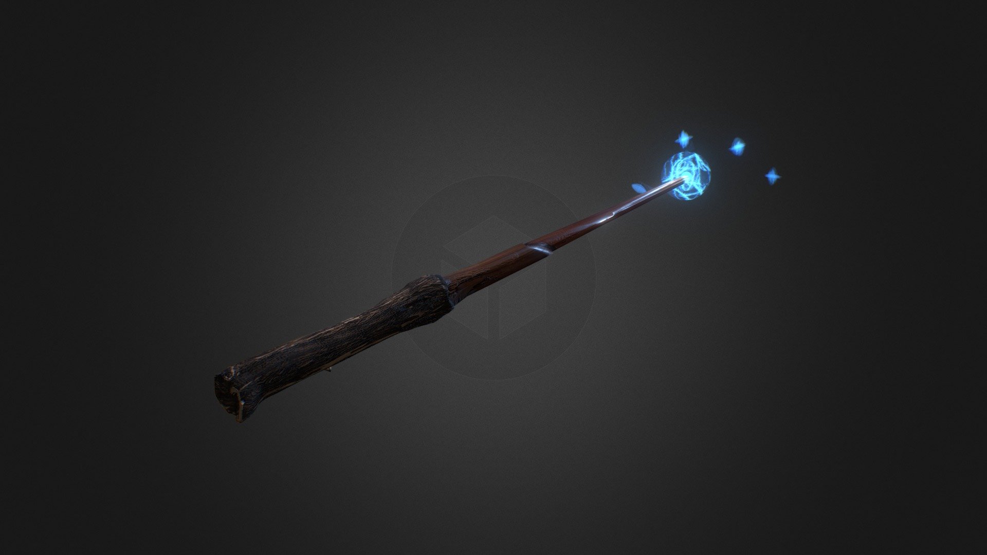 Harrys Wand 3d model