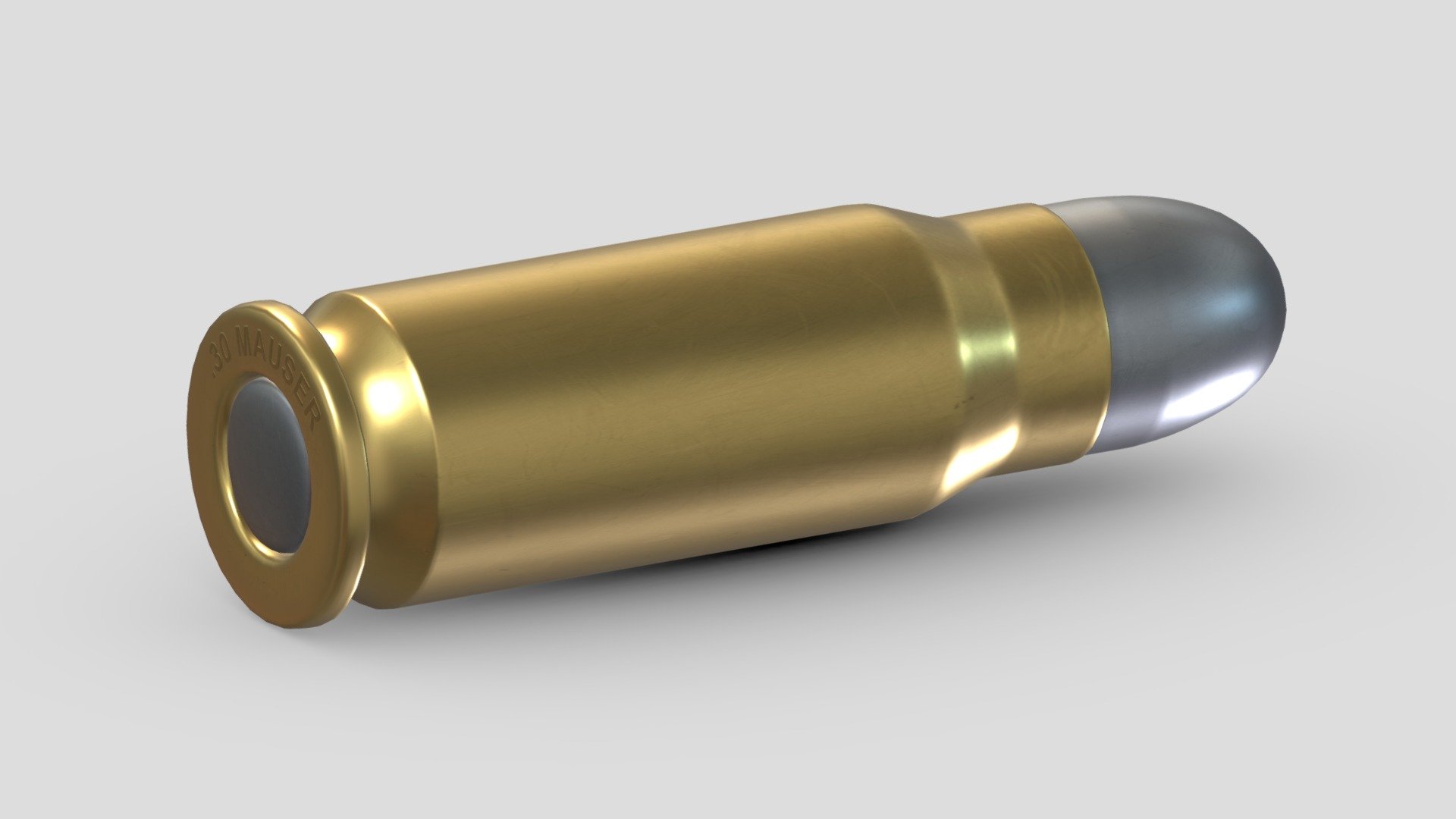 Bullet .30 MAUSER 3d model