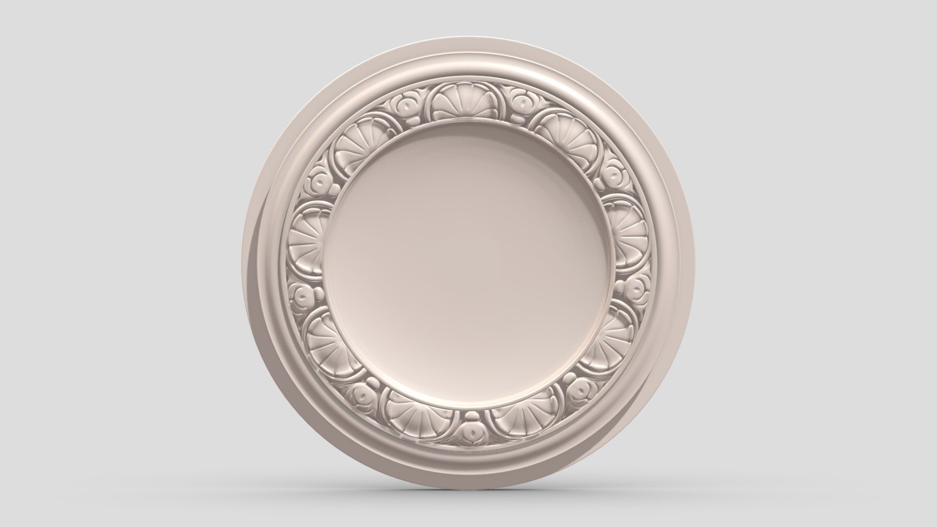 Classic Ceiling Medallion 57 3d model