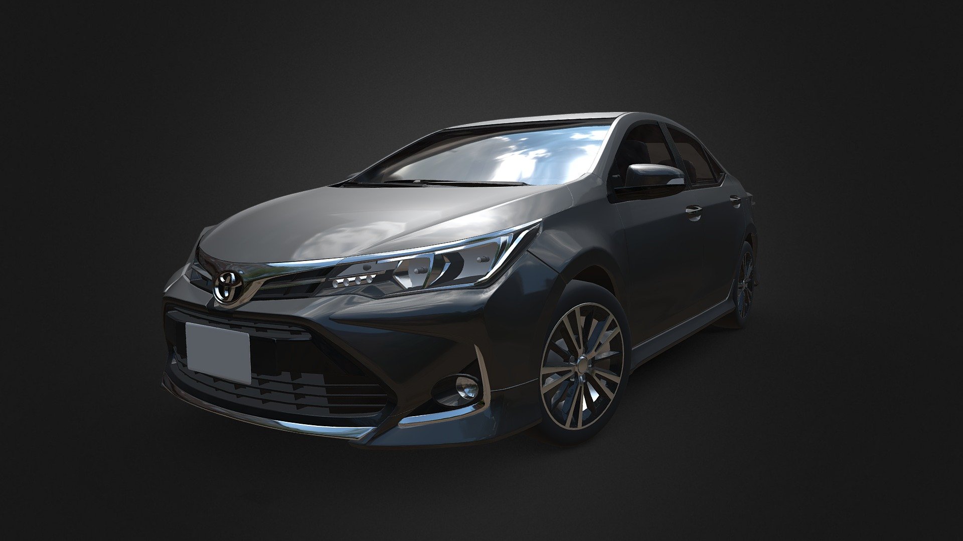 Toyota Corolla Sport 2018 3d model