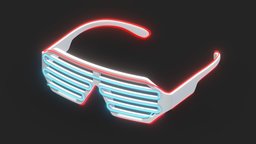 Wire Neon LED Glasses