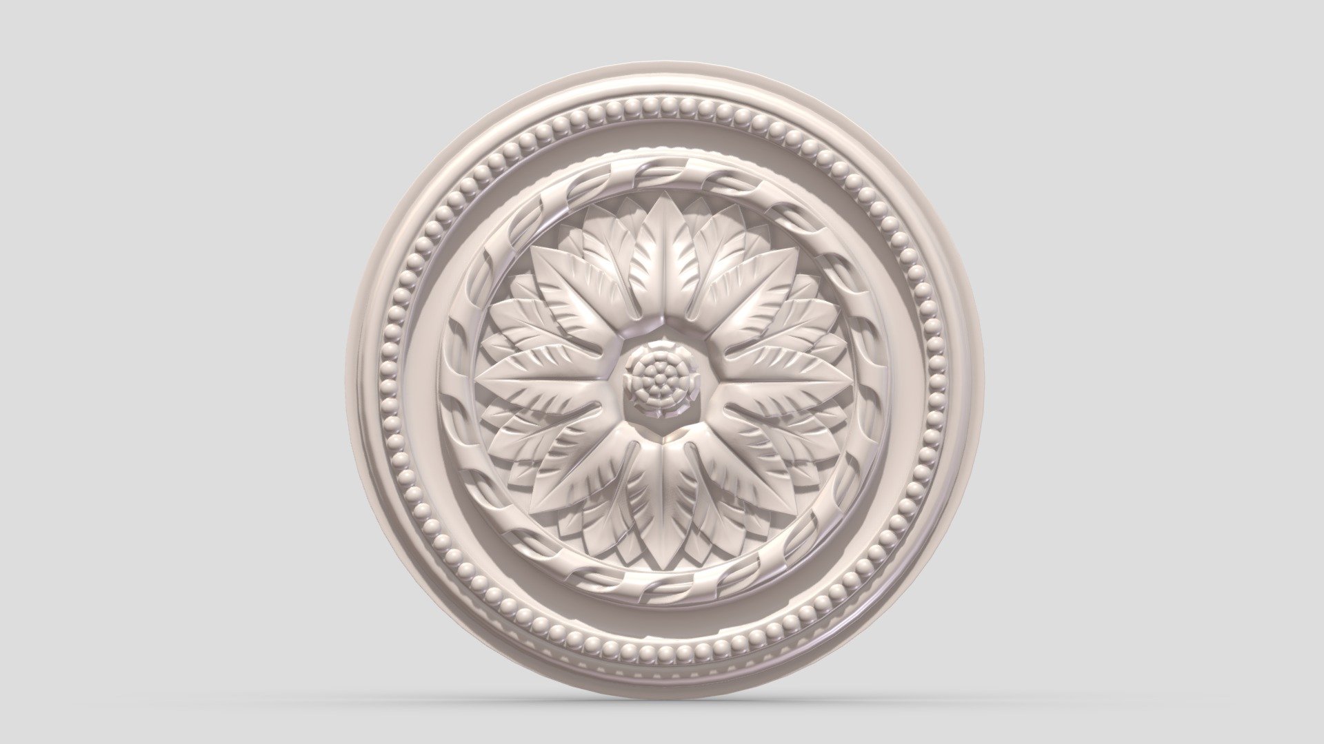 Classic Ceiling Medallion 28 3d model