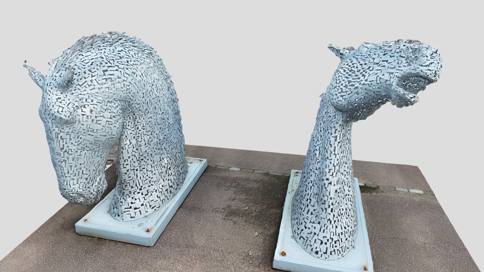 The Wee Kelpies 3d model