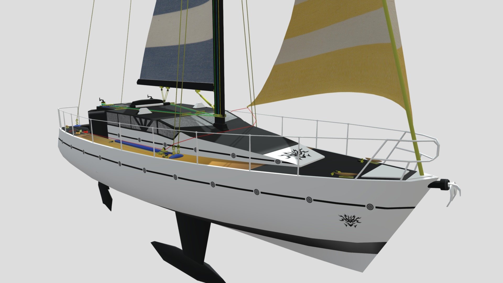 Boat 49 3d model