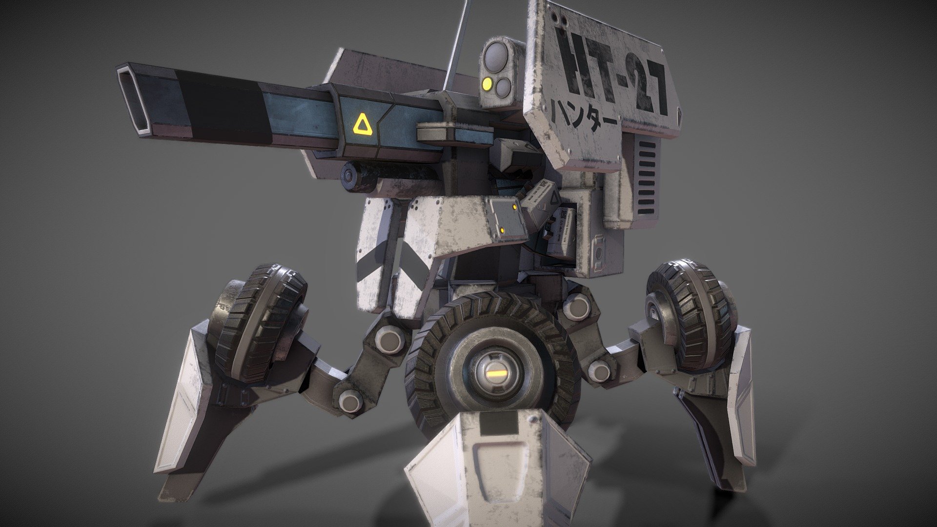 Turret NPC or Robot 3d model