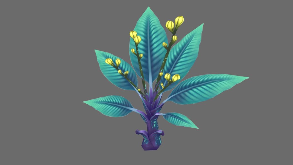 Toxic Plant 3d model