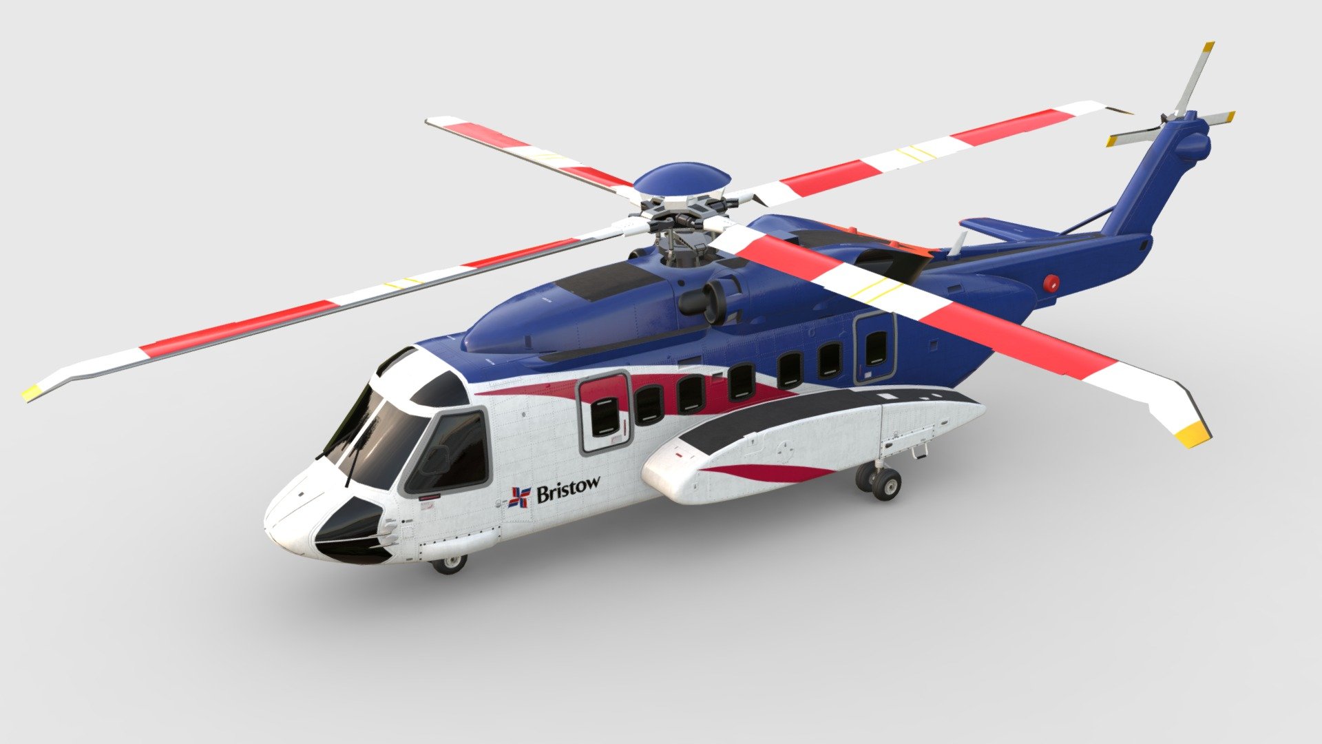 Sikorsky S-92A Helibus 3d model