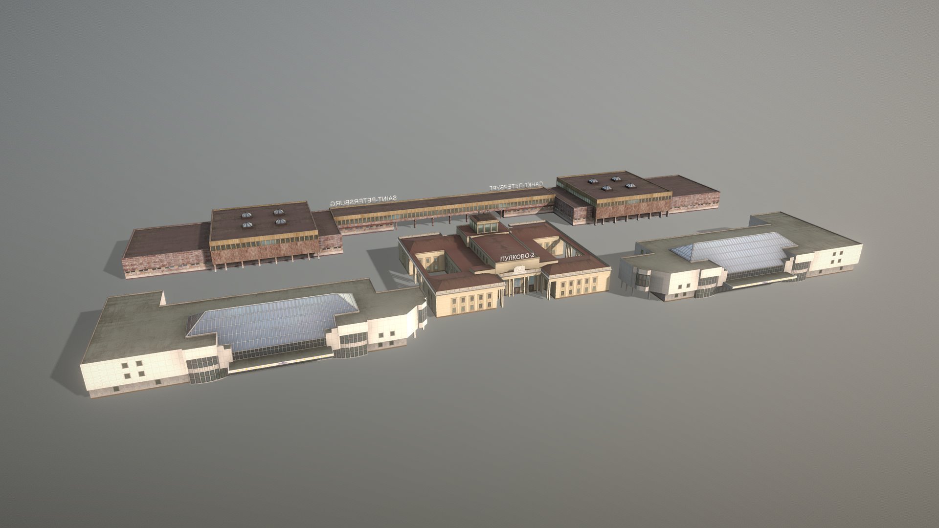 Airport Terminal ULLI_Terminal_Pulkovo2 3d model