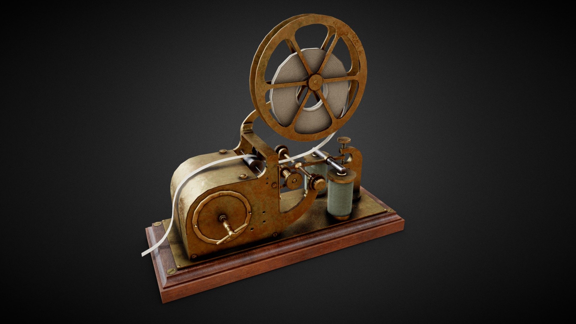 Telegraph Receiver 3d model