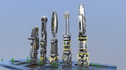 Modular SciFi Buildings