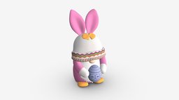 Easter Plush Doll Gnome With Egg 01